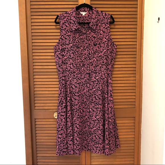 Nanette Lepore plus size floral shirt dress 16 - Picture 5 of 6